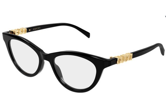 Montatura vista Gucci Donna GG2034O001-BLACK-BLACK-TRANSPARENT50 - GG2034O001-BLACK-BLACK-TRANSPARENT50